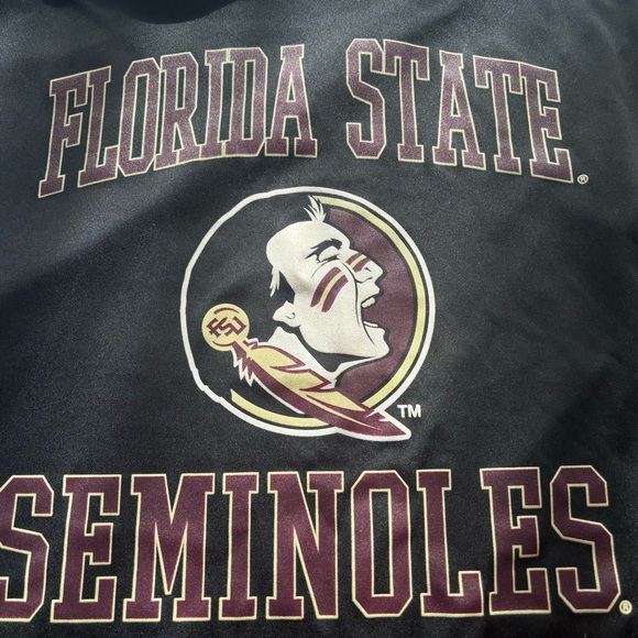 FSU Florida State Seminoles Men Large L  Polyester Wick Colosseum Logo Shirt EUC - Picture 3 of 3